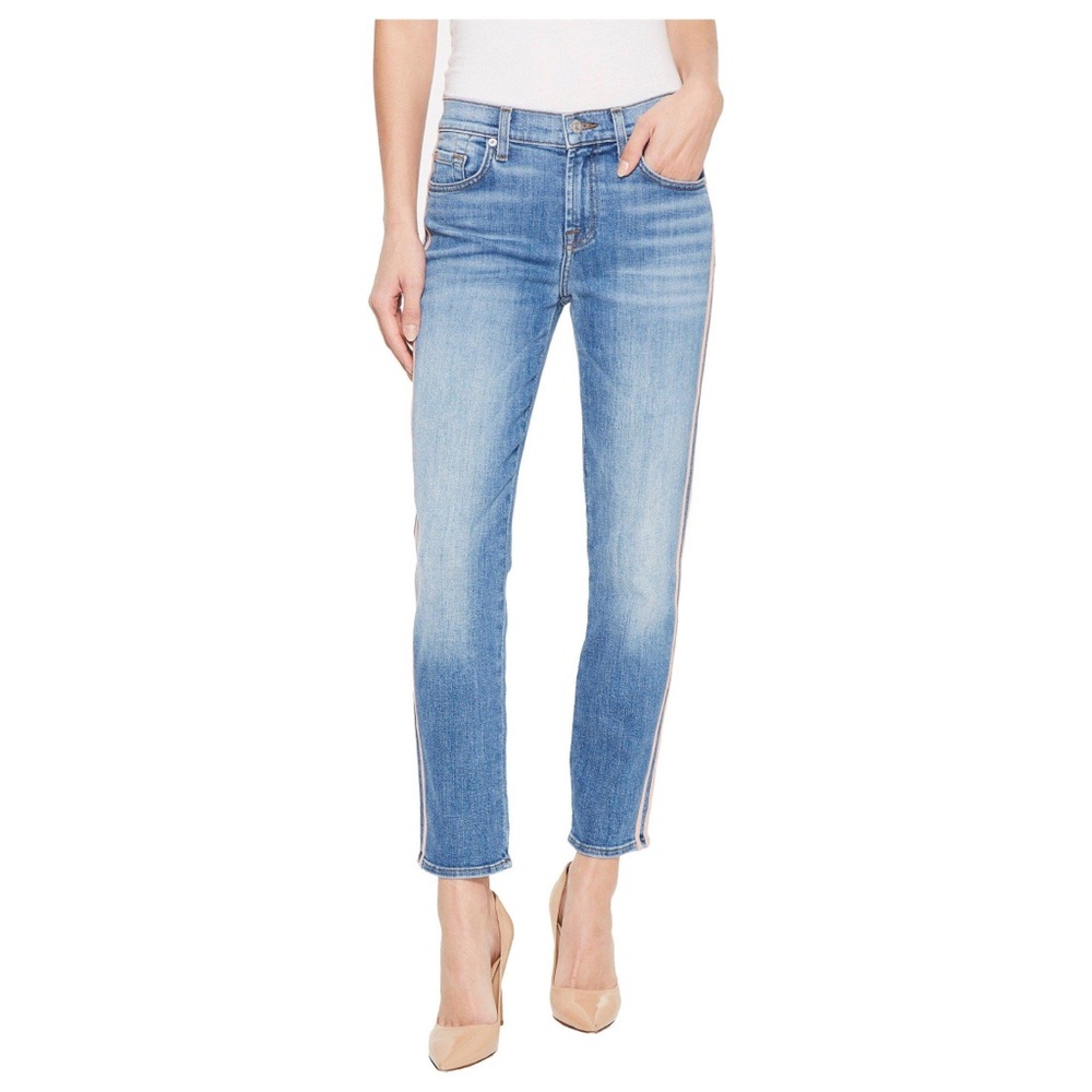 SOLD 🚫 NWOT 7 for All Mankind Roxanne Side Stripe Jeans
